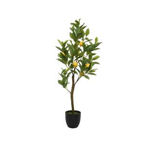 Decoris De  Kunstplant Citroen Boom In Pot Is Een Levensechte En Onderhoudsvrije