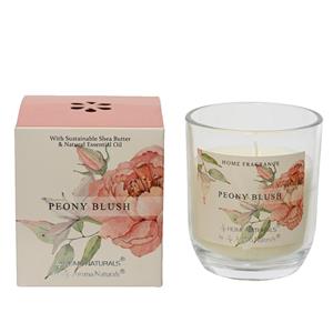 Decoris De  Geurkaars In Glas, Doordrenkt Met De Betoverende Geur Van Peony