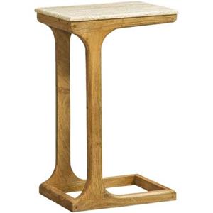 Leen Bakker Bijzettafel Zeno - naturel - 40x30x66 cm