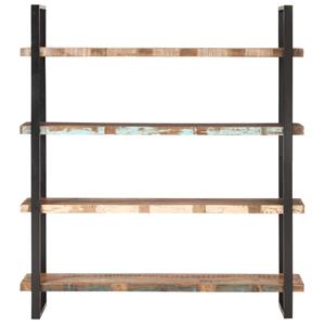 vidaXL Boekenkast met 4 schappen 160x40x180 cm massief gerecycled hout