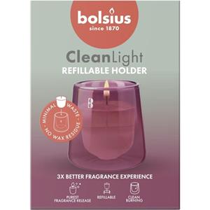 Bolsius CleanLight Starterkit Navulbare Geurkaars Cedarwood & Vetiver