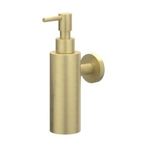 IVY Zeepdispenser  Wandmodel Geborsteld Mat Goud PVD