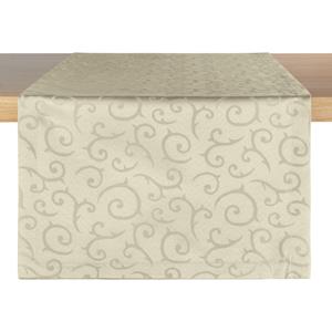 PULSIVA Tafelloper Mega; 40x130 cm (BxL); champagne beige; rechthoekig; 2 stuk / verpakking