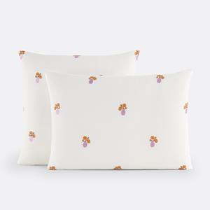 LA REDOUTE INTERIEURS Vintage geborduurd katoenen kussensloop Ariette