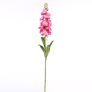 Decoflorall Matthiola zijde 83cm. STOCK FLOWER SPRAY PINK/st Matthiola incana