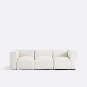 LA REDOUTE INTERIEURS Modulaire zetel, 3-zit, bouclette, Seven
