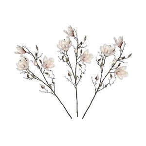 Shoppartners 3x Licht roze Magnolia/beverboom kunsttakken kunstplanten 90 cm -