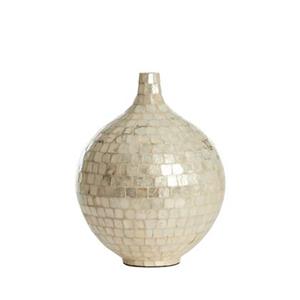 Light & Living Vaas Elorza - Crème - Ø28cm