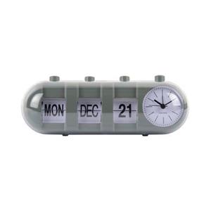 Karlsson  Alarm Clock Retro Tube Calendar Flip