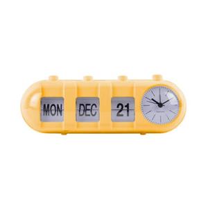 Karlsson  Alarm Clock Retro Tube Calendar Flip