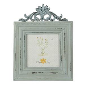 Clayre & Eef Fotolijst 10x10 cm Groen MDF Rechthoek Fotokader