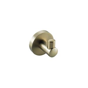 Fortifura Calvi Handdoekhaak - enkel - rond - Geborsteld Messing PVD (Goud) SW639937