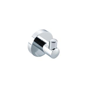 Fortifura Calvi Handdoekhaak - enkel - rond - chroom SW639922