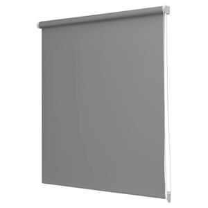 Intensions Rolgordijn 120x190x5cm lichtdoorlatend Polyester met kunststof raamwerk Donkergrijs 1187330