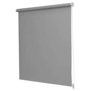 Intensions Rolgordijn 90x190x5cm verduisterend Polyester met kunststof raamwerk Donkergrijs 1187068