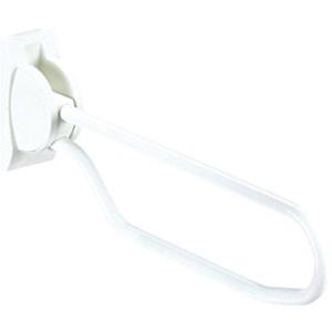 Handicare Linido toiletbeugel opklapbaar 80cm RVS wit LI2603380402
