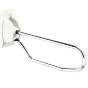Handicare Linido Toiletbeugel - 80cm - opklapbaar - Wit/RVS LI2603380202