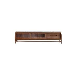 Tikamoon  Tv-meubel van massief notenhout en premium terrazzo 175 cm