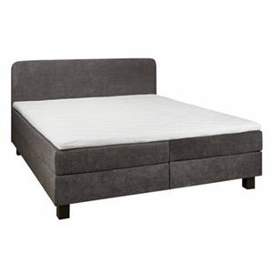 Woonexpress Boxspring Bilbao - Antraciet|Grijs - Textiel