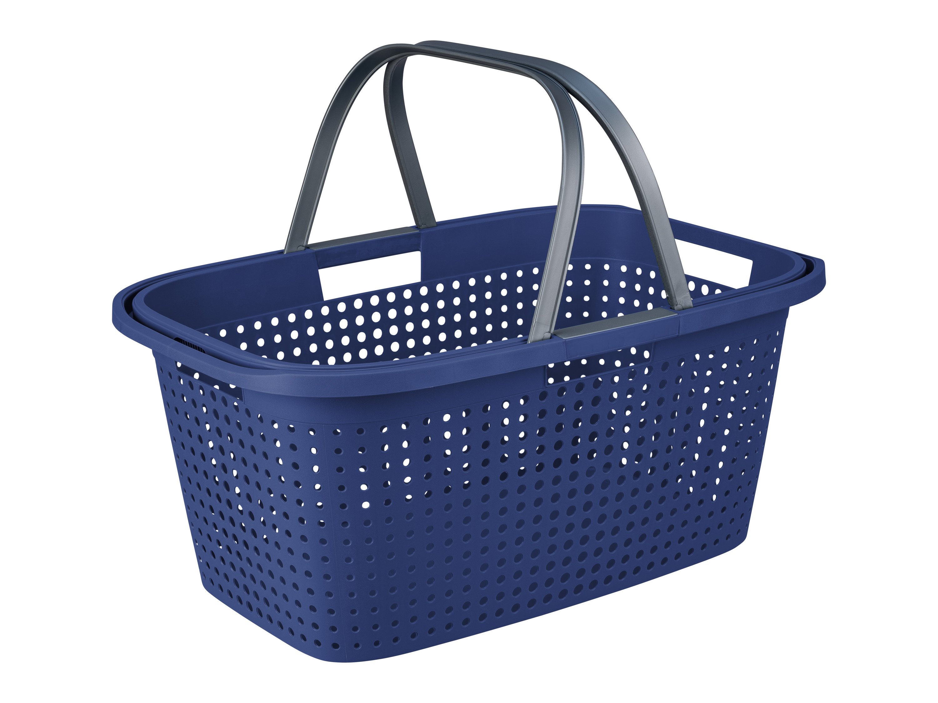 Livarno home Wasmand met handvatten (Blauw)