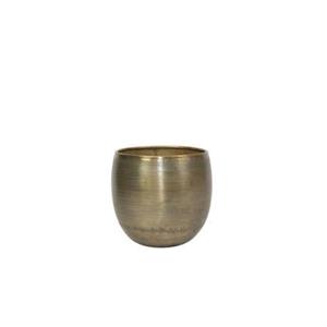 Ter Steege Bloempot Aluminium Goud D 31 cm H 28 cm
