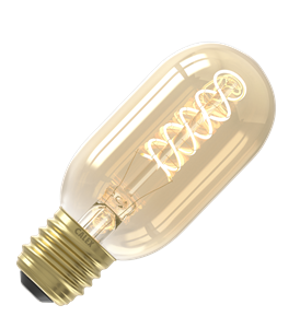 Calex | LED filament | Grote fitting E27 | T45 | Buis | Goud | 5.5W