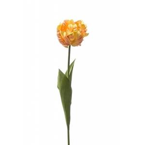 Fleurdirect Kunstbloem Tulip Spray - Geel|Oranje - Overig