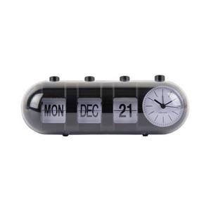 Karlsson  Alarm Clock Retro Tube Calendar Flip