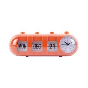 Karlsson  Alarm Clock Retro Tube Calendar Flip