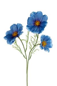 Louis maes Cosmos l65cm blauw kunstbloem  - 