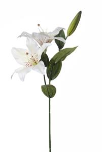 Louis maes Lelie l66cm creme kunstbloem  - 