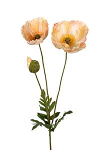 Louis maes Papaver l76cm zalm kunstbloem  - 