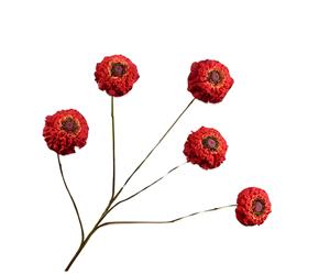Silkka Zinnia tak rood 91 cm Silk-Ka - 
