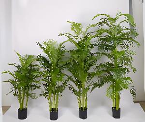 Oosterik home Mini palm 120 cm kunstplant  - 