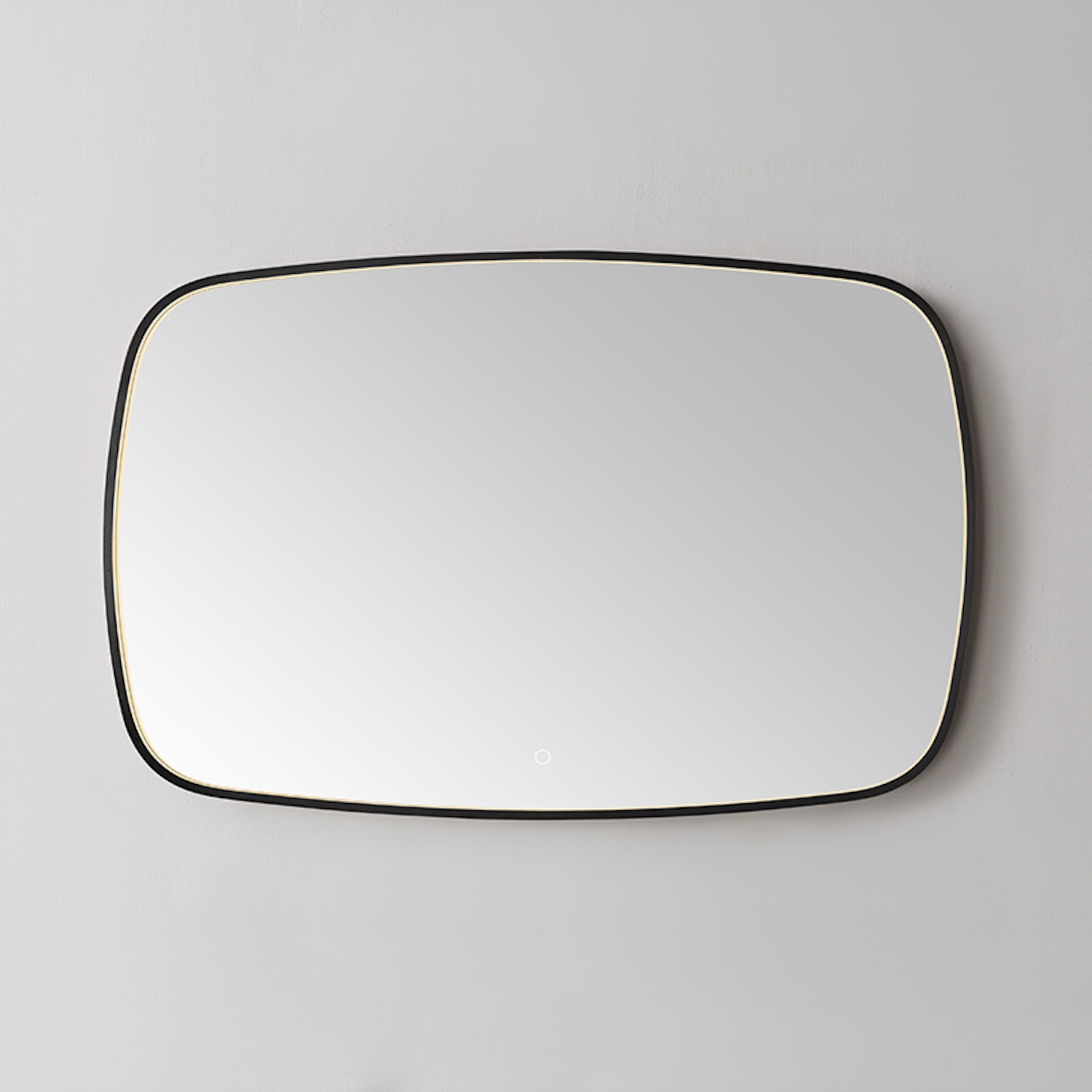 Sanilux Spiegel  Celia 120x65 cm Met LED-verlichting Dimbaar Incl. Spiegelverwarming Gunmetal