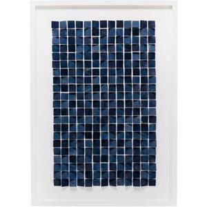 Kare Design Origami Schilderij - blauw - 74x104cm