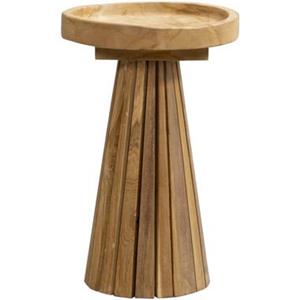 Leen Bakker Bijzettafel Mawar - naturel - 30x30x45 cm