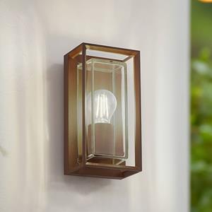 Arcchio Buitenwandlamp  Ismera, roestkleurig, IP65, glas, E27