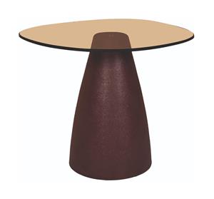 Sohome Bijzettafel Jacky Glas Burgundy 50cm - Rood