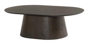 Livingfurn Ovale Salontafel Tobago Eiken, 120 x 70cm - Bruin