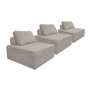 Sweeek  Corduroy fauteuil, set van 3