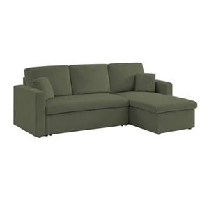Sweeek  Corduroy hoekslaapbank, 3-zits