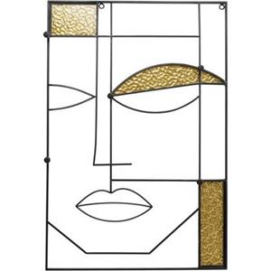Kare Design Wand Kapstok Art Face man 90x61cm 