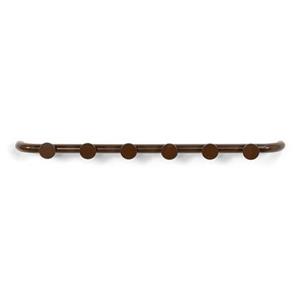 Spinder Design RETRO 6 Wandkapstok - Chocolate Brown