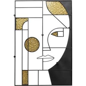 Kare Design Wand Kapstok Art Face vrouw 90x61cm 