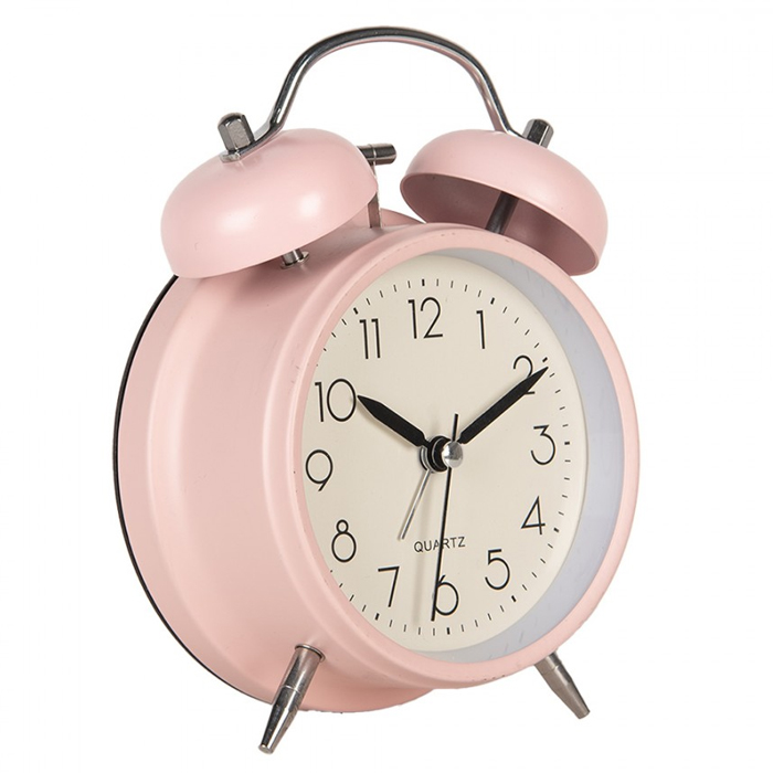 Retro wekker roze