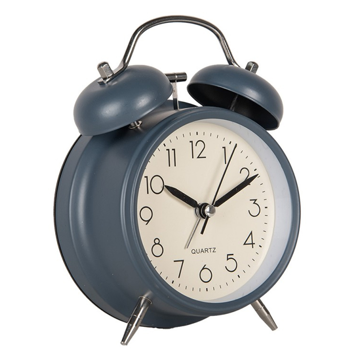 Retro wekker blauw