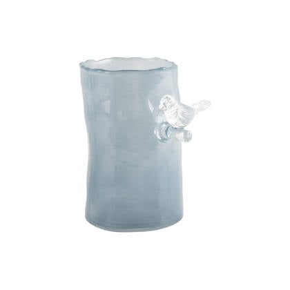 Present time  Vase Bird On Branch Small