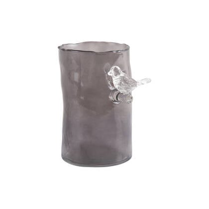 Present time  Vase Bird On Branch Small