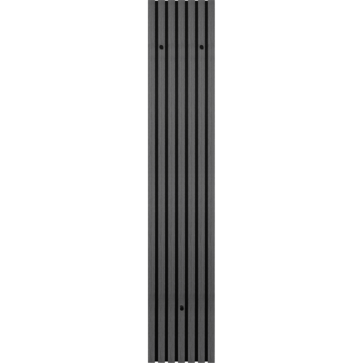 BES LED Kapstok - Trion Geve - Wandgarderobe - 25x160cm - Zwart - MDF
